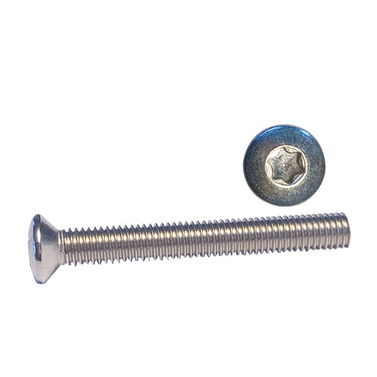 Maskinskruv kullerförsänkt Torx-spår 5x40 A4 ISO14584 100st.