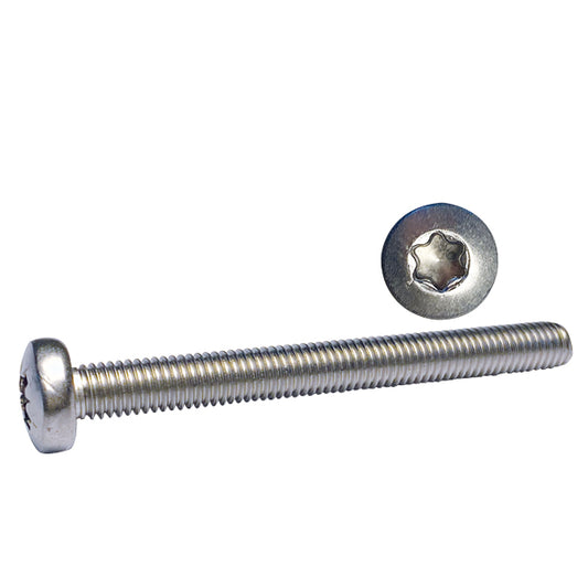 Maskinskruv kullrigt huvud Torx-spår 4x40 A4 ISO14583 100st