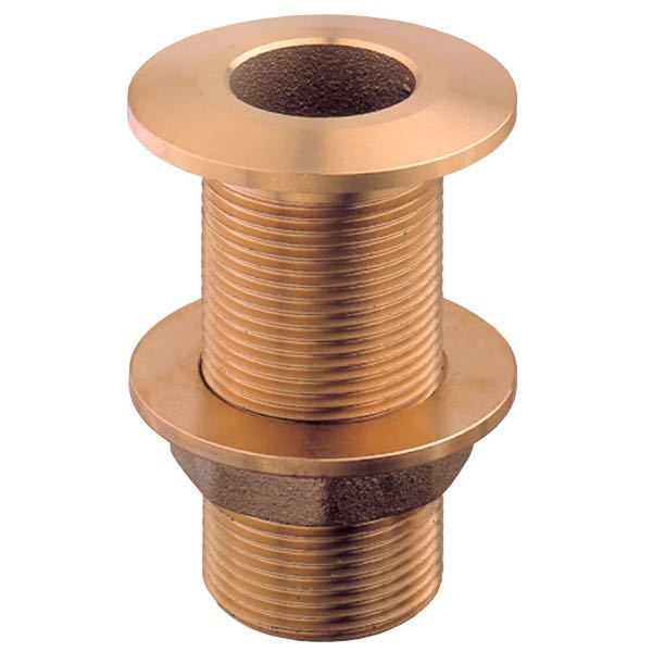 Guidi Bordgenomföring  3/8" mässing planhuv.