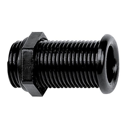 Bordgenomföring svart, l-62mm utv Ø: 39 mm inv. Ø: 25 mm
