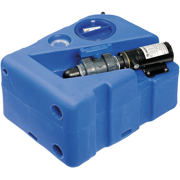 Septiktank 40l med 24V macerator 50x39x30cm