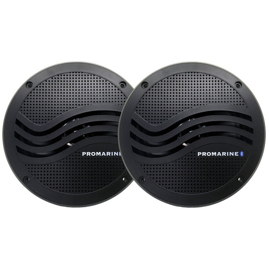 Promarine bluetooth-högtalare slav svart set 6,5" 150w