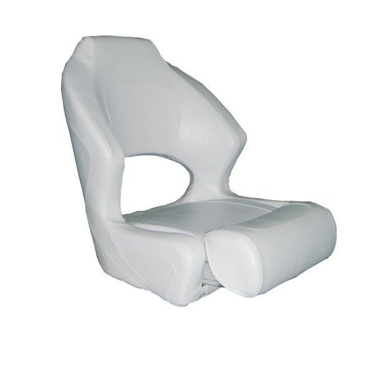 ESM Båtstol H52 Sport flip-up, vit