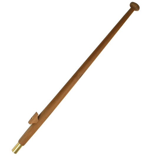 Roca Teakflaggstång 60cm Bussning 25mm