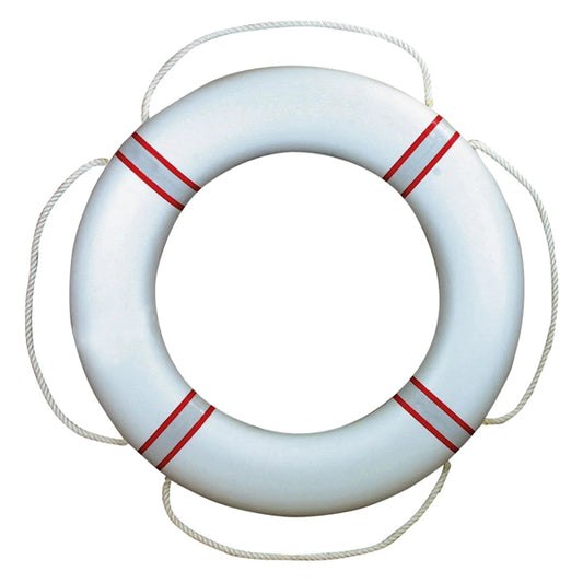 Livboj vit med rött reflexband, FP380 utan kastlina