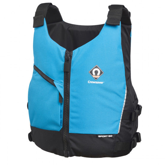 Crewsaver Sport 50N flytväst, Blå XL bröstmått 111-124cm