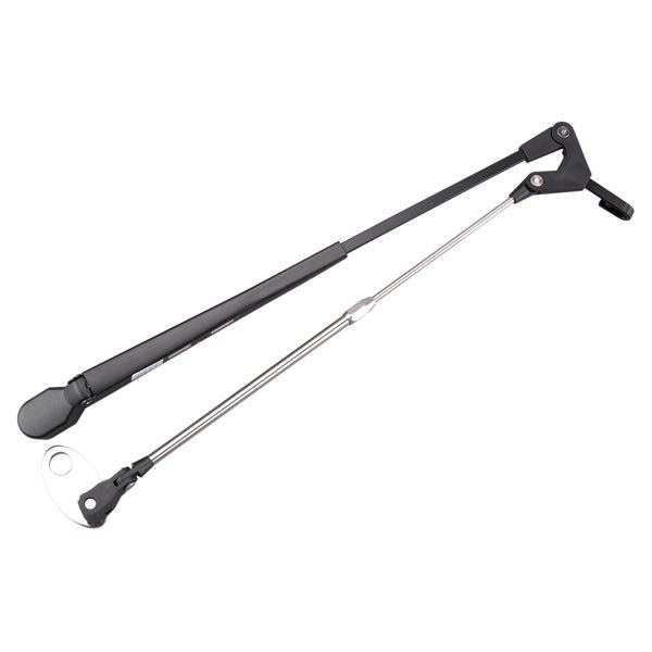 Parallell torkararm svart ss, 482-609 mm