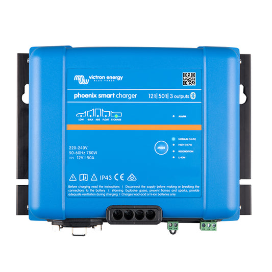 Victron Phoenix Smart IP43 laddare 12V 50A(3) kom ihåg 250856