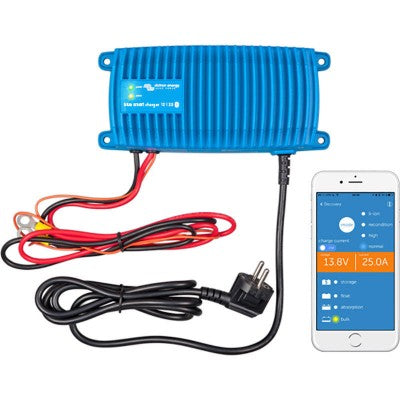 Victron Blue Smart laddare 24 V 8Amp 1 grp. IP67