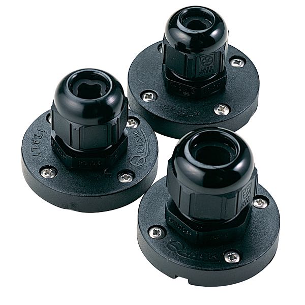 Quick kabelgennemföring Ø10-17mm slagtålig plast