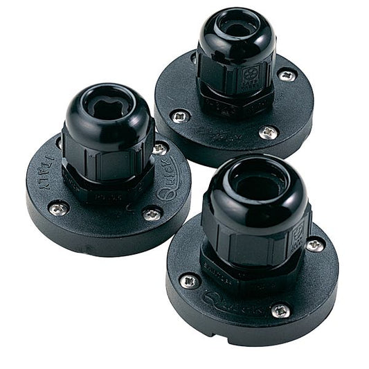 Quick kabelgennemföring Ø10-17mm slagtålig plast