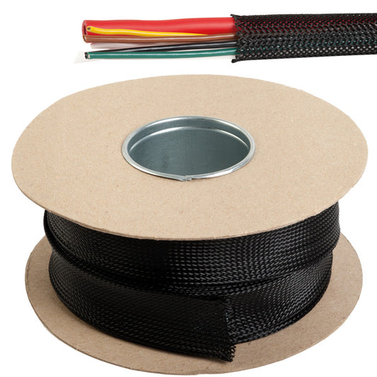 Kabelskydd svart flexibel monofilament Ø18-34 mm 10 m