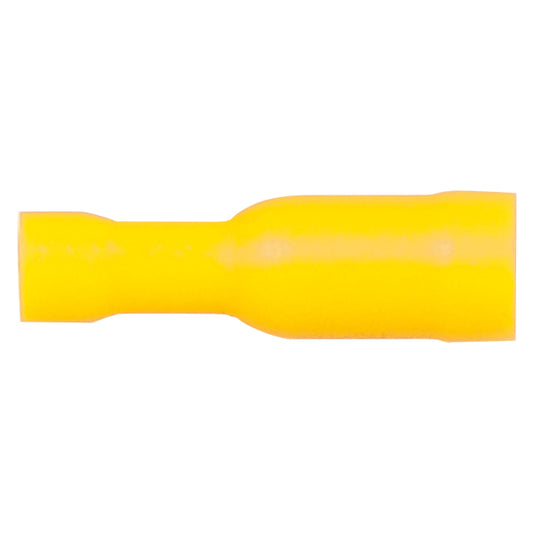 Honkontakt rund gul 5,0 mm 10 st