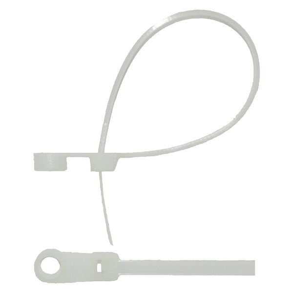 Buntband vita med hål 220 x 4.3 mm-20 st