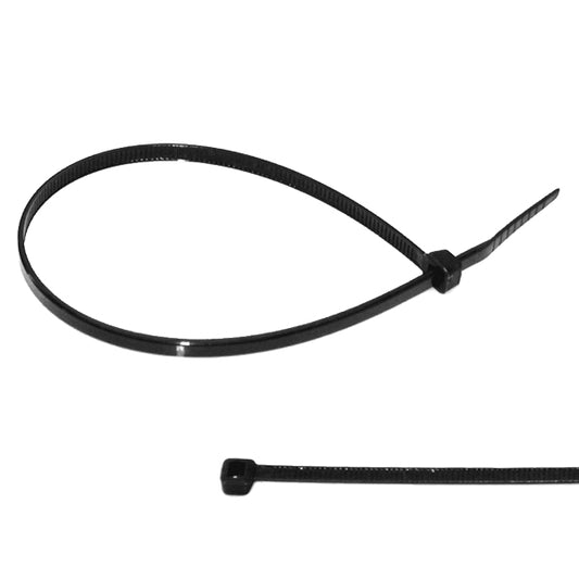 Buntband svart 370 x 4, 8mm-100 st