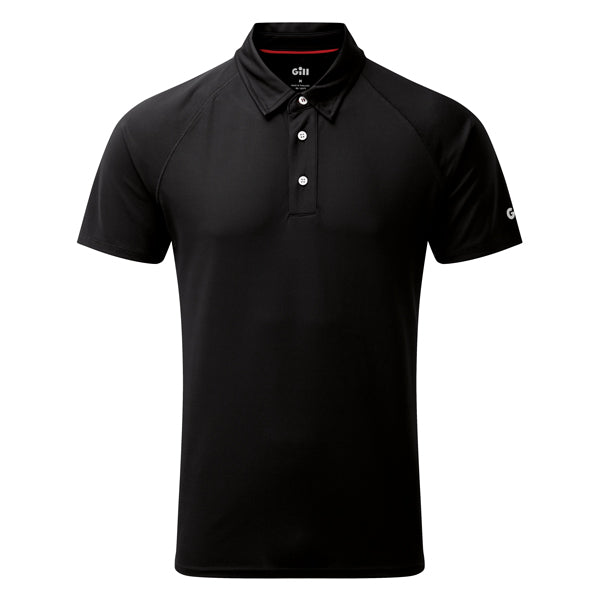 Gill UV008 Men's UV Polo svart Str M