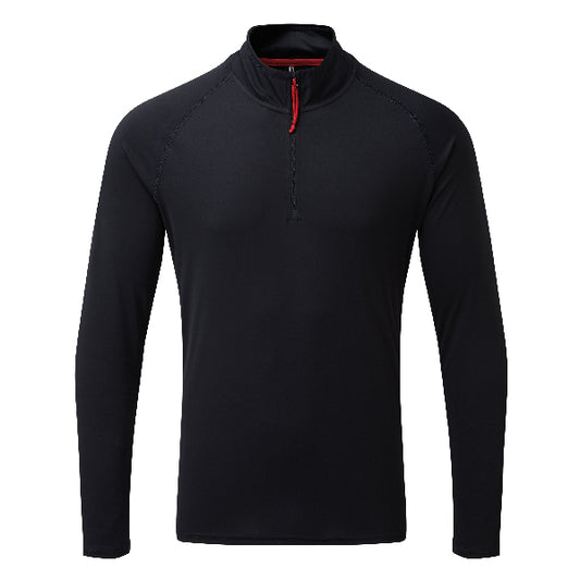 Gill UV009 Men's UV Långarmad Zip T-shirt Navy strl. XS