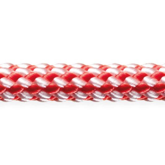 Robline Dinghy Control, 4mm vit/röd  - 1m