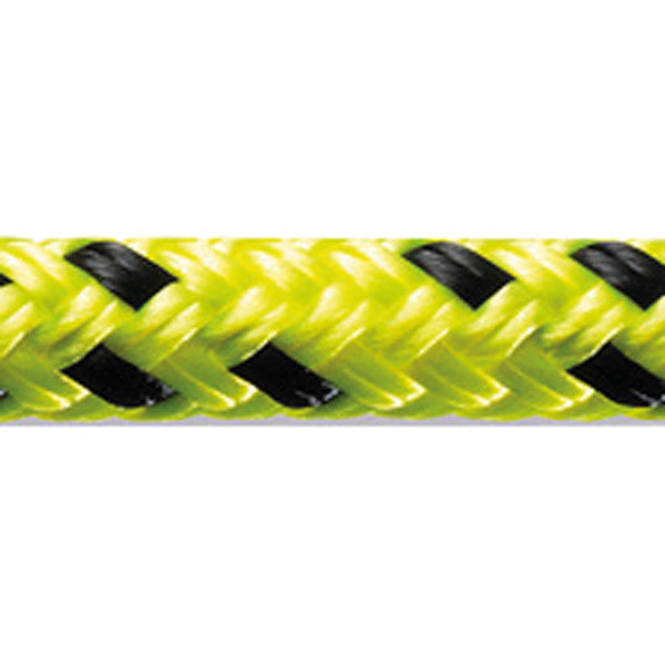 Robline Orion 500 trimlina, 4mm neongul/svart - 1m