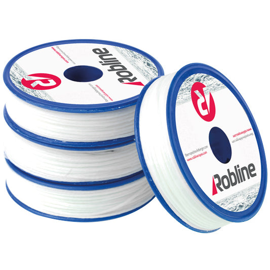 Robline vaxat tackelgarn 1,5mm vit låda 10x32 m