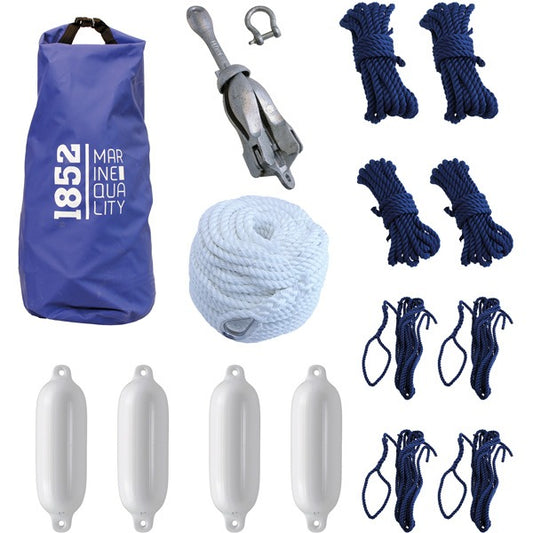 1852 förtöjningspaket liten modell i vattentät väska