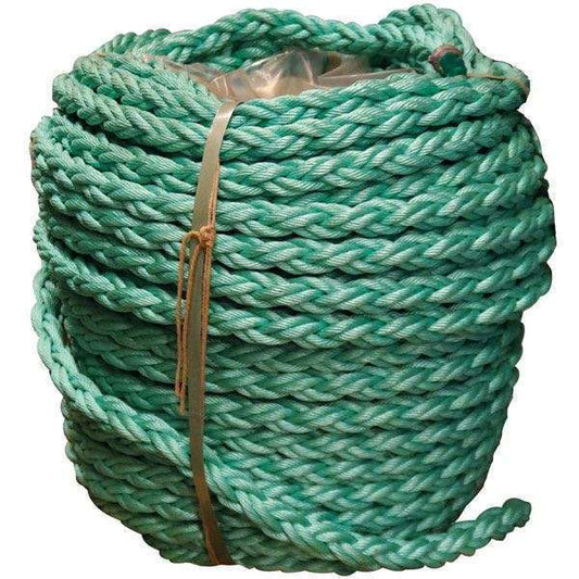 Fyrslagen superflex tross med öga, grön 32mm 110m