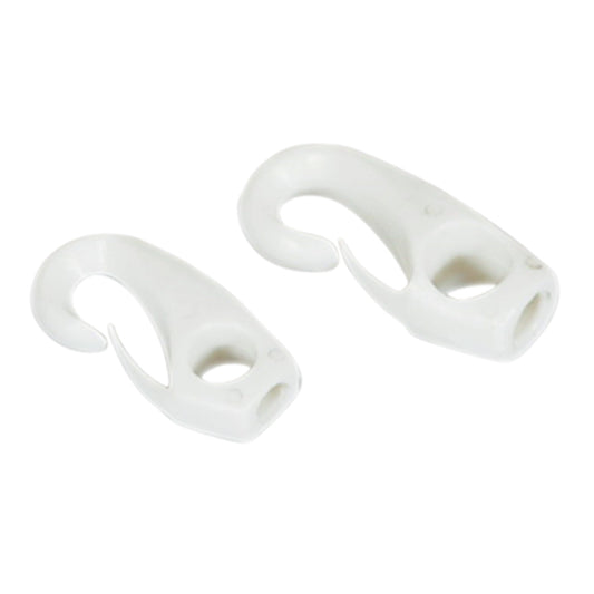 Nylonkrok vit 8 mm 4 st