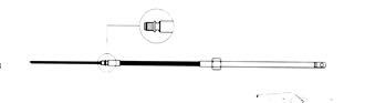 Ultraflex styrkabel M58, 13 fot