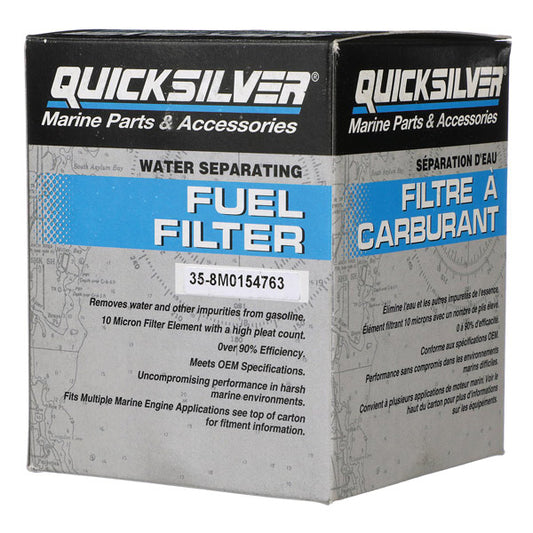 Quicksilver 8M0154763 Bränslefilter, vattensep. - utvalda Johnson/Evinrude