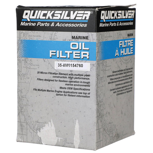 Quicksilver 8M0154760 Oljefilter till olika marinmotorer