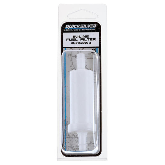 Quicksilver 816296Q2 Inline Bränslefilter till 5/16"" (8mm) bränsleslang