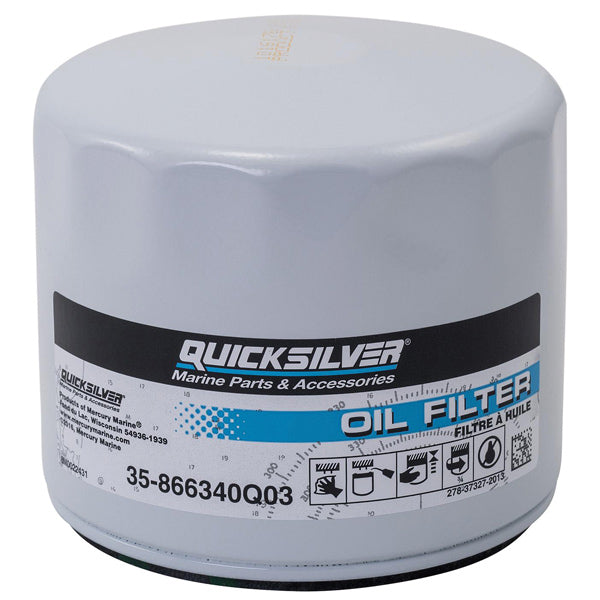 Quicksilver 866340Q03 Oljefilter, MerCruiser drev och indenbordsmotorer