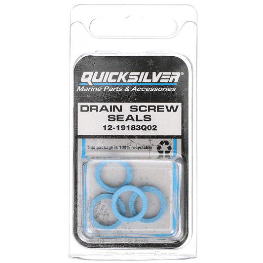 Quicksilver 19183Q02 Växellåda olja dränering-, påfylnadsskruv och packning