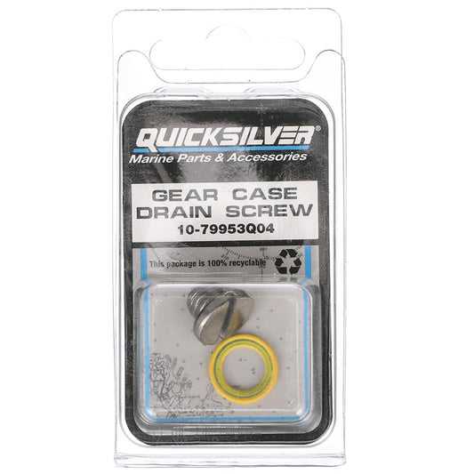 Quicksilver 79953Q04 Växellåda olja dränering-, påfylnadsskruv och packning