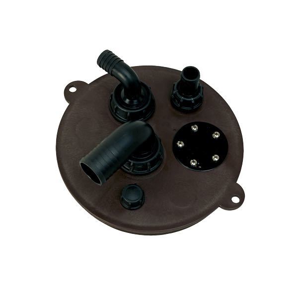 Inspektionslock till septiktank h:230mm - svart