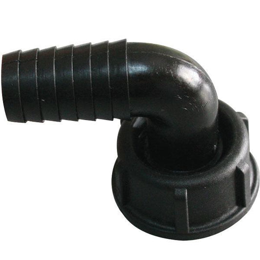 Avluftningsstos 90° Ø17mm 3/4" gänga