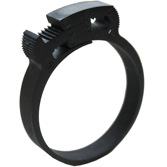 Slangklämma plast 11,1 - 12,9 mm svart - 6mm