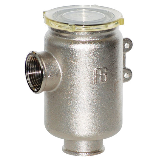 Vattenfilter förk. mässing 3/4" yacht