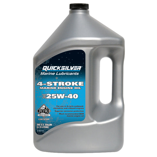 Quicksilver 25W-40 Motorolja mineral 4L