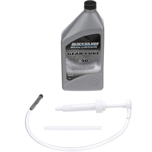 Quicksilver HP växellådsolja 1L med pump