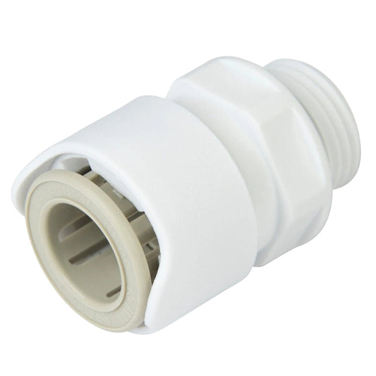 Whale adapter 3/8" bsp hane bulk 100 st