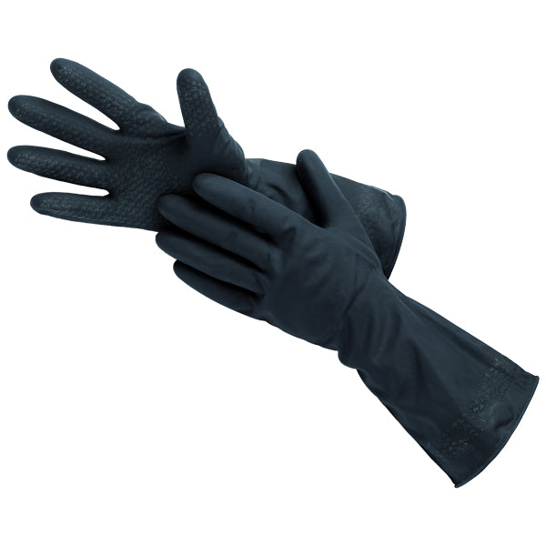 Latex industrihandske, tål cellulosaförtunning storlek 9/L
