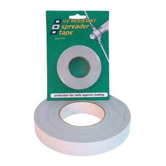 Psp vantspridartejp 25 mm x 10 m vit