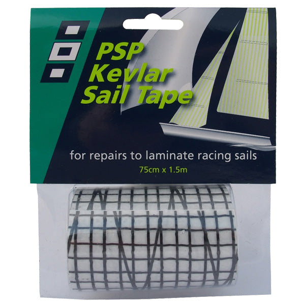 Psp kevlar segeltejp 75 mm x 1,5 m