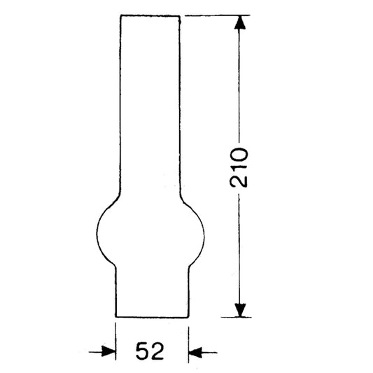 DHR Lampglas 15 x 210 mm